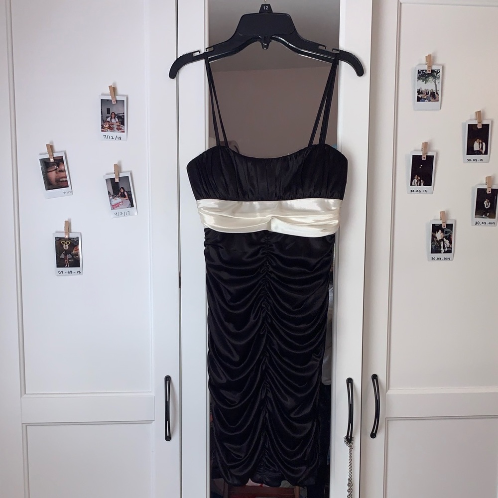 junior silk party dress